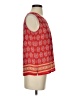 Talbots 100% Polyester Red Sleeveless Blouse Size S - photo 4