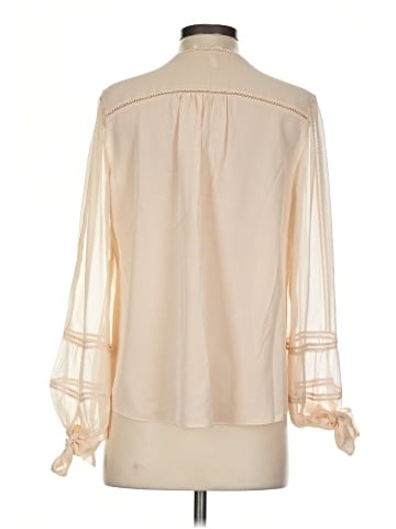 Rebecca Taylor Long Sleeve Silk Top (view 2)
