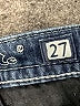 Miss Me Solid Blue Jeans Size 27 waist - photo 5