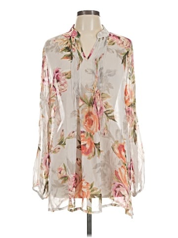 Susan Graver 3/4 Sleeve Blouse (view 1)