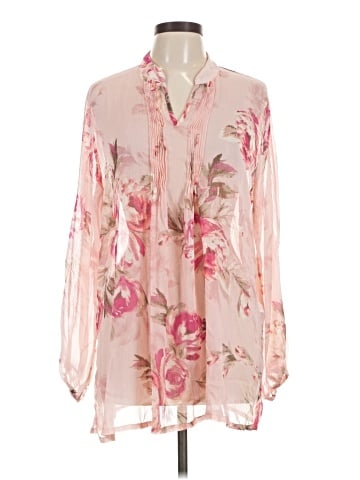 Susan Graver Long Sleeve Blouse (view 1)