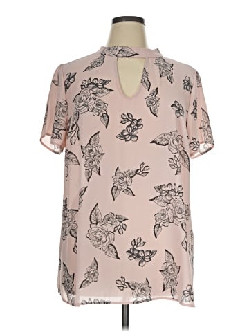Janette Plus Short Sleeve Blouse (view 1)