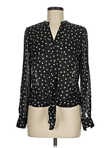 Candie's Long Sleeve Blouse (view 1)