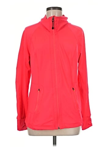 Tangerine Zip Up Hoodie (view 1)