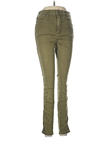 Madewell 10" High-Rise Skinny Jeans: Garment-Dyed TENCEL&trade; Denim Edition (view 1)