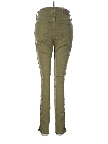 Madewell 10" High-Rise Skinny Jeans: Garment-Dyed TENCEL&trade; Denim Edition (view 2)