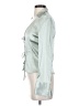 Zara Metallic Silver Green Long Sleeve Blouse Size S - photo 5