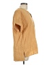 Matty M Tan Short Sleeve Blouse Size L - photo 4