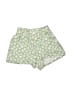 Zara Floral Green Shorts Size 4 - 5 - photo 1