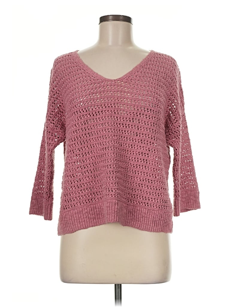 Pre-owned Gap Pullover Sweater In Pink
