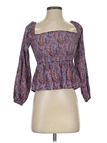 Liberty Art Fabrics for J.Crew 3/4 Sleeve Blouse (view 1)