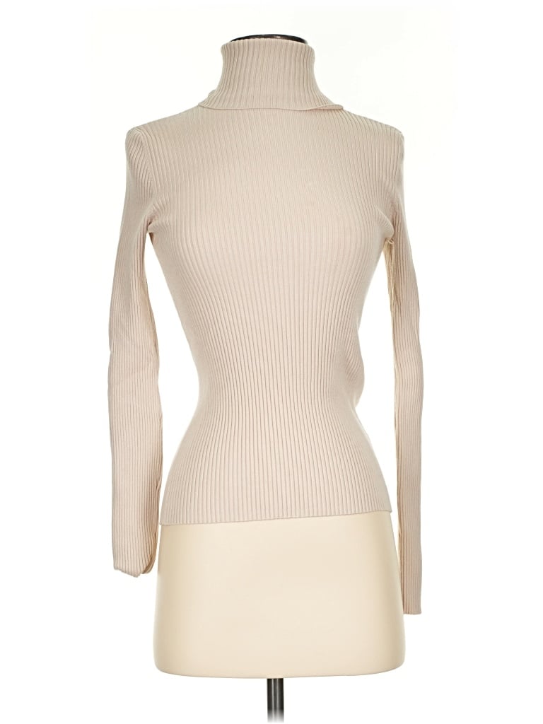 Pre-owned 525 America Long Sleeve Turtleneck In Ivory
