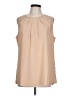 Soft Surroundings Tan Sleeveless Blouse Size L - photo 1