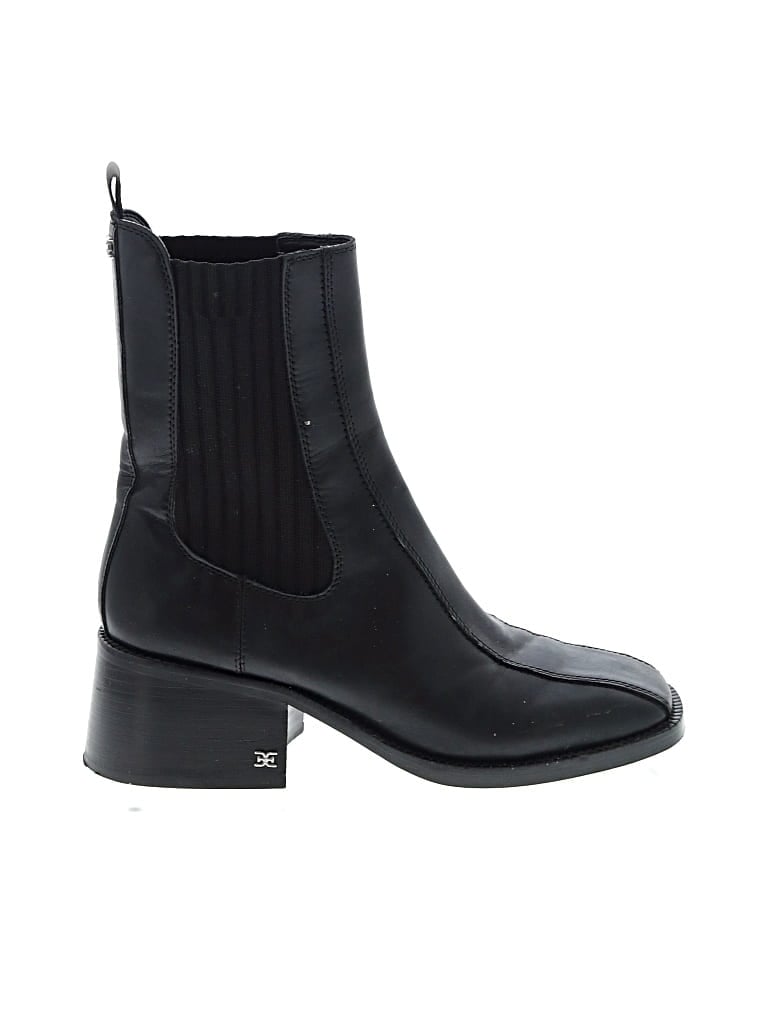 Pre-owned Sam Edelman Ankle Boots In Black