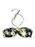 J.Crew Floral Blue Swimsuit Top Size M - photo 1