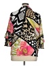 MULTIPLES Animal Print Black 3/4 Sleeve Blouse Size XL (petite) - photo 2