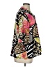 MULTIPLES Animal Print Black 3/4 Sleeve Blouse Size XL (petite) - photo 4