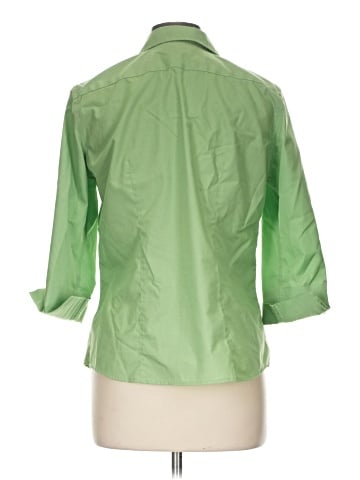 Lands' End 3/4 Sleeve Button-Down Shirt (view 2)