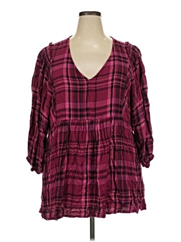 Cato 3/4 Sleeve Blouse (view 1)