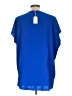 Jodifl 100% Polyester Blue Short Sleeve Blouse Size L - photo 2