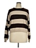 Pink Republic 100% Polyester Stripes Brown Tan Pullover Sweater Size XL - photo 1