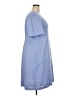 Appleseeds 100% Polyester Solid Blue Casual Dress Size 18 - photo 4