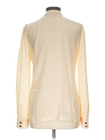Tory Burch Long Sleeve Silk Top (view 2)