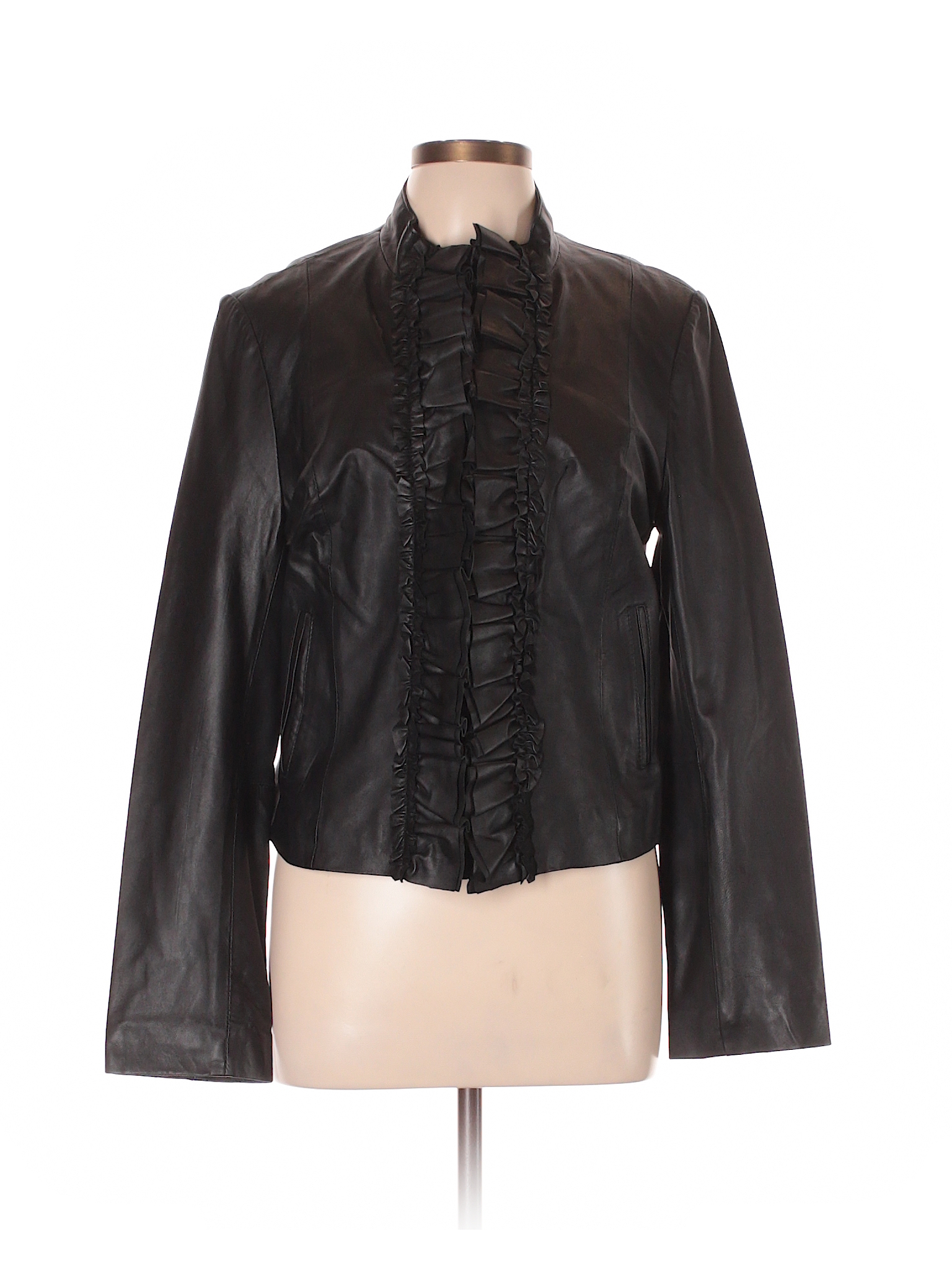 thredup leather jacket