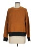 Skies Are Blue Color Block Brown Pullover Sweater Size M - photo 1