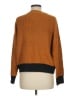 Skies Are Blue Color Block Brown Pullover Sweater Size M - photo 2