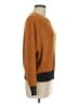 Skies Are Blue Color Block Brown Pullover Sweater Size M - photo 4