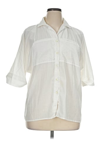 Bobbie Brooks 3/4 Sleeve Button-Down Shirt (view 1)