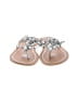 Forever Silver Flip Flops Size 8 1/2 - photo 2