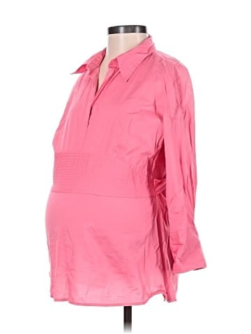 Mimi Maternity 3/4 Sleeve Blouse (view 1)