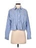 Everlane Stripes Blue Long Sleeve Button-Down Shirt Size S - photo 1