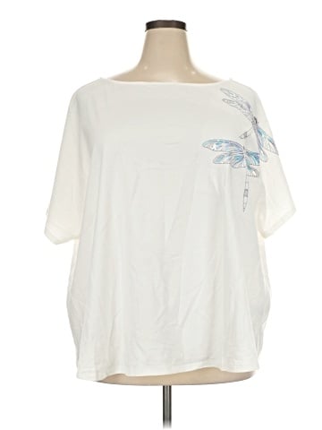 DG^2 by Diane Gilman Short Sleeve Top (view 1)