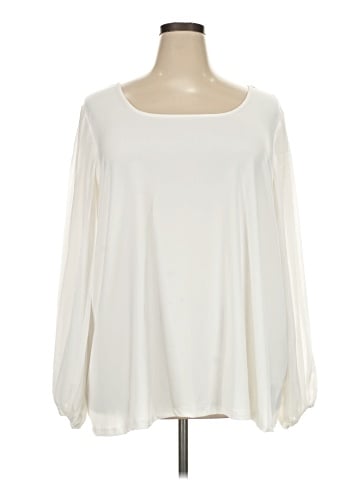 Nina Leonard Long Sleeve Blouse (view 1)