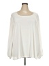Nina Leonard Ivory Long Sleeve Blouse Size 3X - photo 1