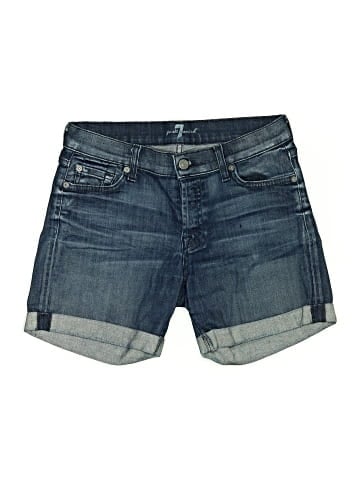 7 For All Mankind Denim Shorts (view 1)