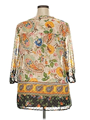 Figueroa & Flower 3/4 Sleeve Blouse (view 2)