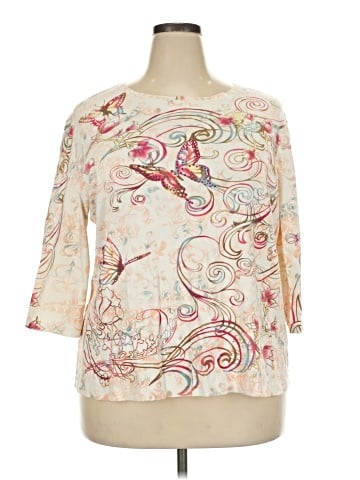 Cj Banks 3/4 Sleeve Blouse (view 1)