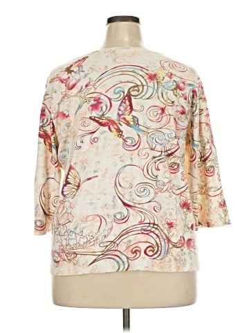 Cj Banks 3/4 Sleeve Blouse (view 2)