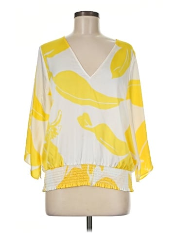 White House Black Market 3/4 Sleeve Blouse (view 1)