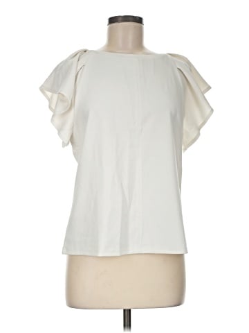 Ann Taylor Short Sleeve Blouse (view 1)