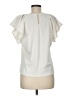 Ann Taylor Ivory Short Sleeve Blouse Size M - photo 2