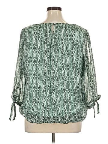 Roz & Ali 3/4 Sleeve Blouse (view 2)