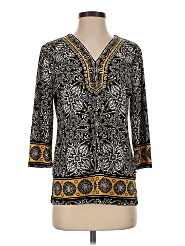JM Collection 3/4 Sleeve Blouse (view 1)