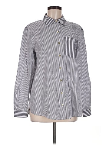 Jones New York Signature Long Sleeve Button-Down Shirt (view 1)