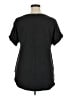 Matty M Black Short Sleeve Top Size XL - photo 2