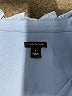 Ann Taylor 100% Polyester Blue Short Sleeve Blouse Size S - photo 7